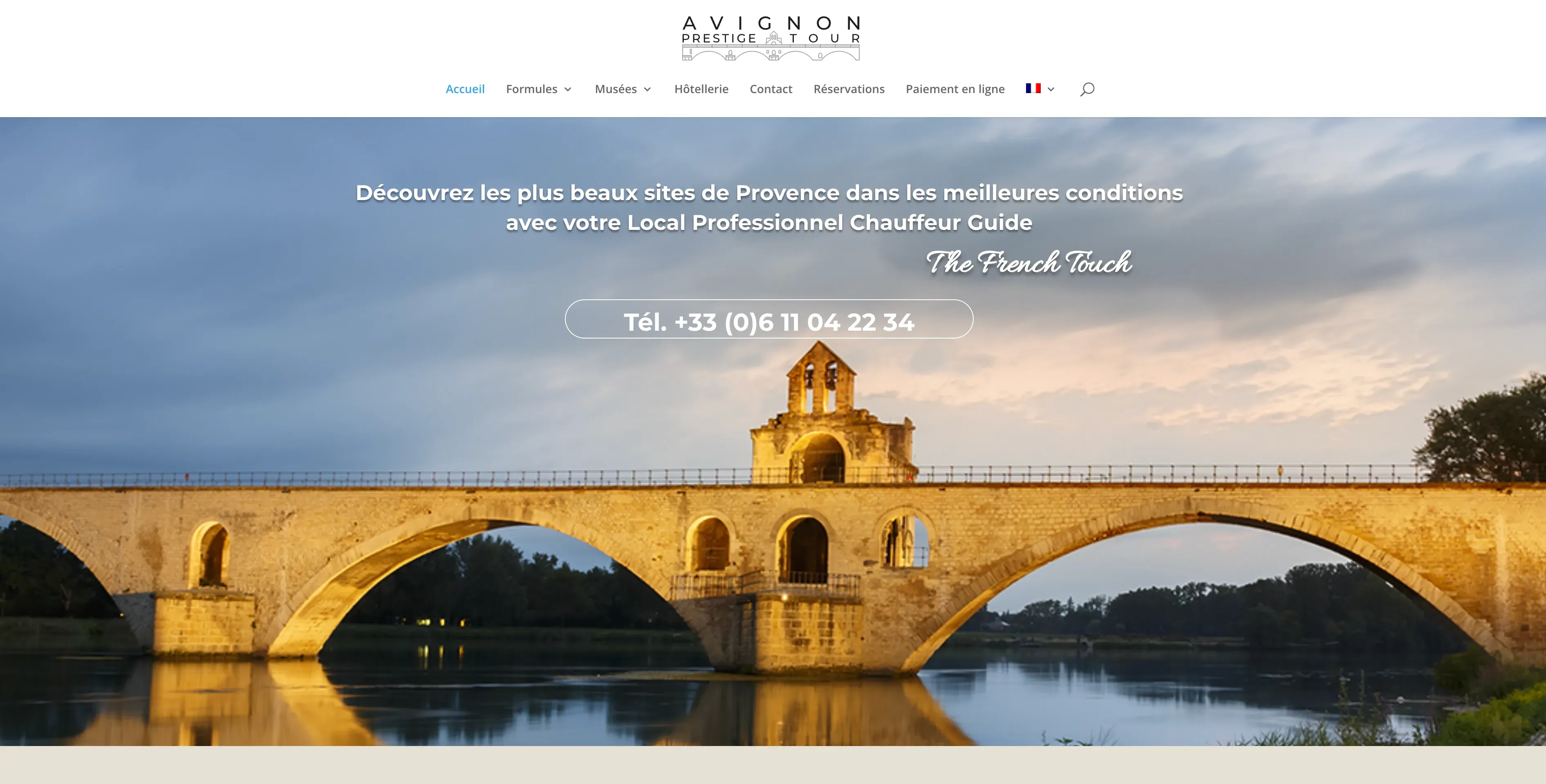 Site web Avignon Prestige Tour